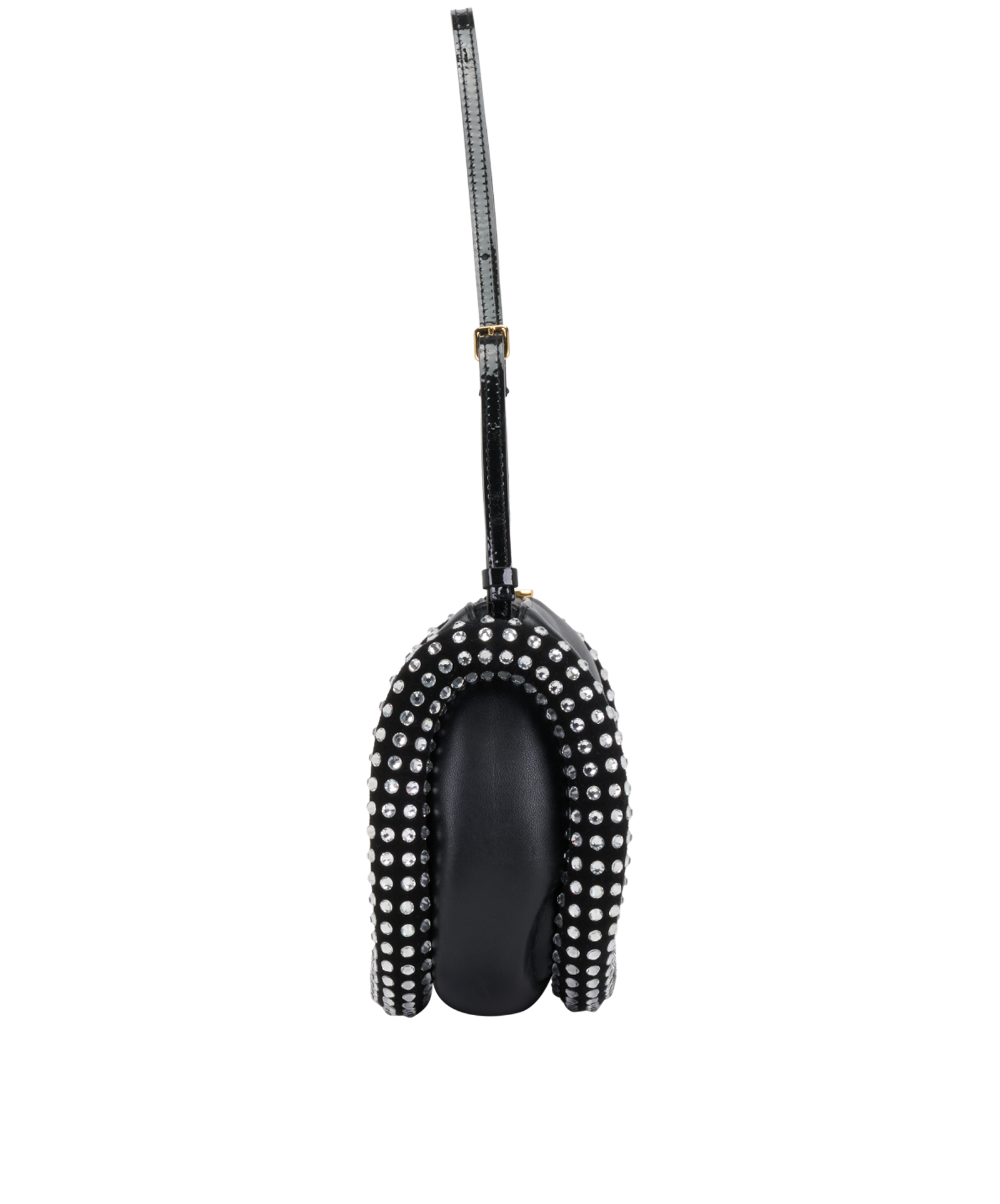 Bumper Bag, &pound;350, Handbags, Black, Leather, Bottom view